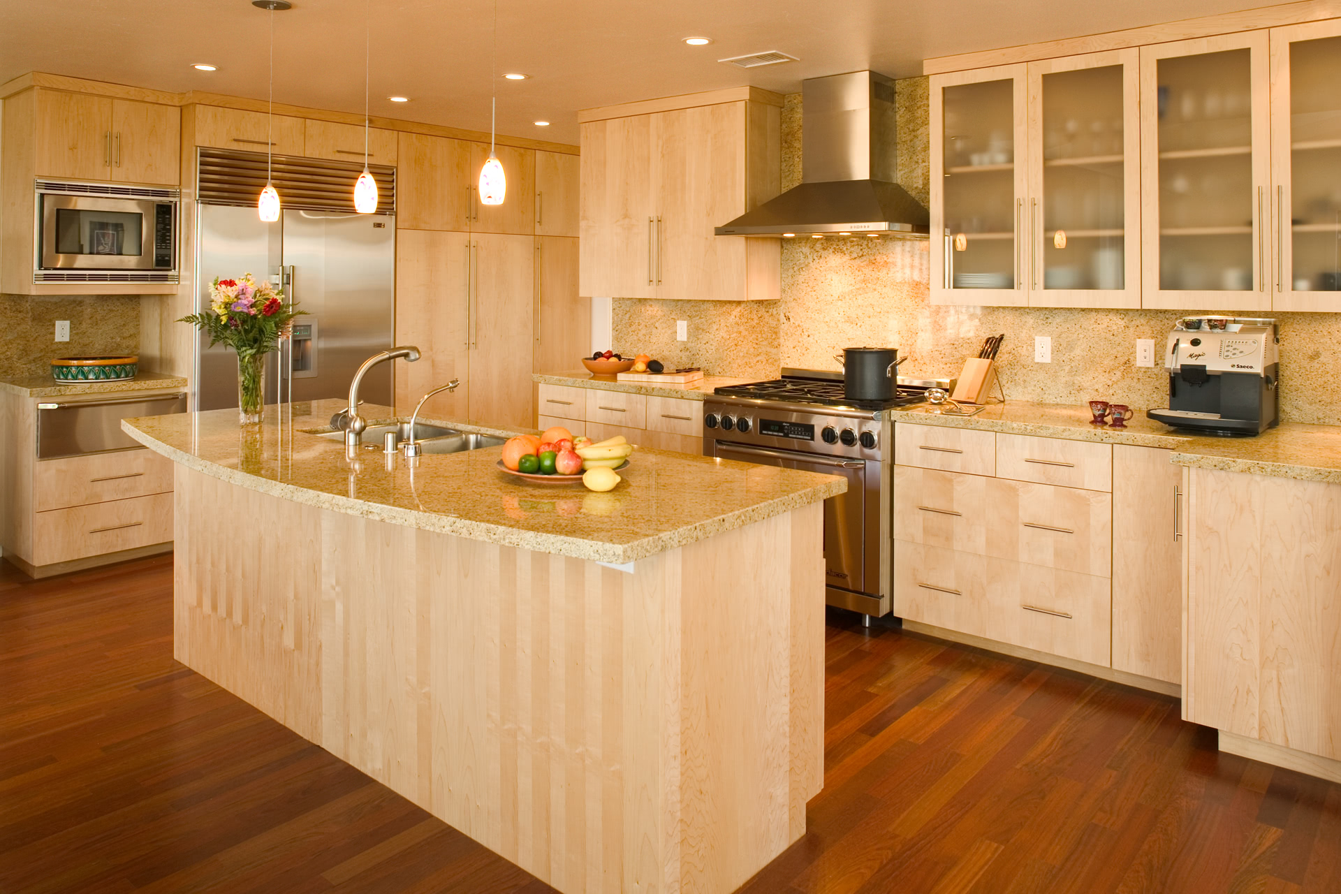 Kitchen-Cabinets-Contemporary-Maple-Quar