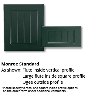 Outdoor Cabinets Monroe Standard Door Style