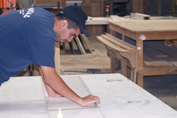 mortice and tenon construction